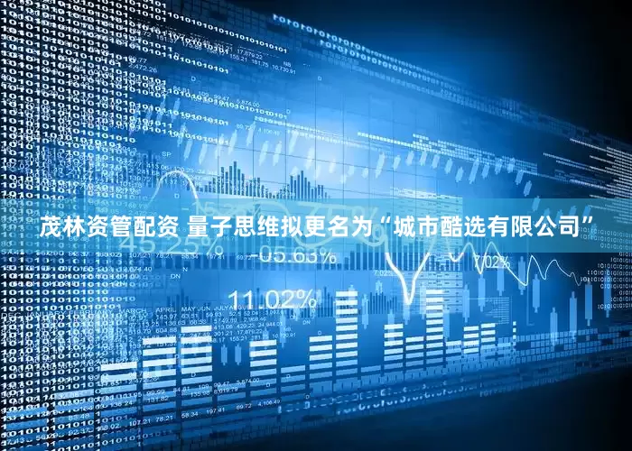 茂林资管配资 量子思维拟更名为“城市酷选有限公司”
